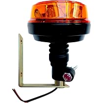 Warnleuchte Mit 12 LEDs - Rundumleuchte Für 12V/24V, Blitz- Und Rotationslicht, Aufsteckrohr Für Fahrzeuge