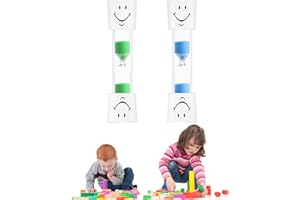 Sabliers Enfants,Minuteur de Brossage,Minuterie Dentaire pour Enfants,Minuterie de Sable pour Brosse à Dents de 3 Minutes,Accessoires de Salle de Bain pour Enfants,Sablier Jouet pour Les Enfants,2 PCS