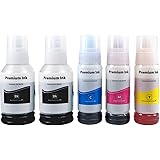 Kamo 104 102 103 Ink Compatible With Epson 104 102 103 Ink Bottles Multipack; EcoTank ET-4750 ET-3750 ET-2750 ET-2700 ET-1500