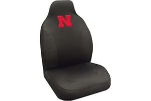 FANMATS - 15056 NCAA University of Nebraska Cornhuskers Polyester Seat Cover 20"x48"