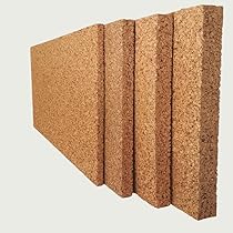 2 Pannelli Isolanti In Sughero 50x50cm X 7mm - Per Pareti E Soffitti, Isolamento Termico E Acustico, Antimuffa