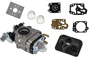 PERFEKTGARTEN Carburateur pour débroussailleuse Einhell Fuxtec Greencut GT Garden Heliotrade KraftMuller Outifrance ACING 43, 45, 50, 52, 58 cm³