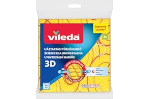 ‎VILEDA Vileda Pucerka uniwersalna 3D 3 szt. Z jonami srebra