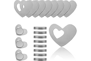 BRISKORE Tischdeckenbeschwerer Magnet, 8 Herz Schmetterling Extra schwer magnetische Tischtuchgewichte aus Edelstahl, magnetische Tischtuchklammer (Liebe)