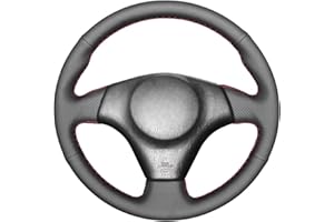 MEWANT Funda para volante para Toyota RAV4 1998-2003 / Celica 1998-2005 / Corolla (EE. UU.) 2003-2008 / Matrix 2003-2004 / MR2 2000-2004 / Accesorios para volante RAV4