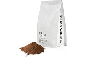‎NO COFFEE THE GOOD DECAF No Coffee® - Premium Bio Kaffee Entkoffeiniert Gemahlen (250g) | Mit Wasser Entkoffeiniert in Kleinen Chargen Geröstet | Decaf der Schmeckt