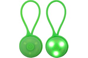 XIASHENG 2 Piezas Luz de Seguridad,Colgante Reflector Colgante para Senderismo,Intermitente Escolar,Reflectores para Niños,Seguridad de Seguridad para Mochila,Correr,Senderismo,Correr o Ciclismo