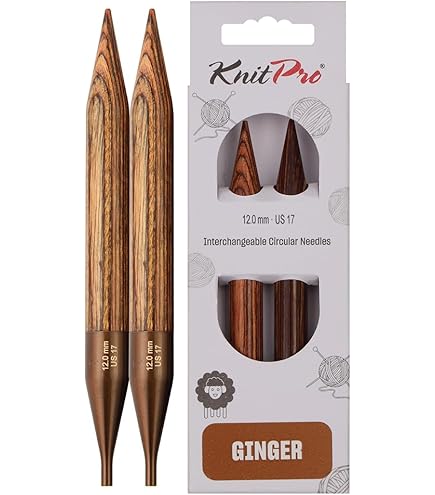 KnitPro Rundstricknadel Birkenholz 100cm X 12mm - Natürliches Holz Für Strickfans