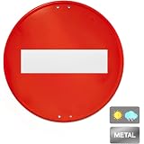 Normaluz V10031 Rundes Verkehrsschild – 50 Cm, Pflichtzeichen, Thermolackiertes Metall