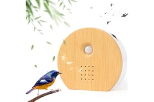 LZDMY Vogelgezwitscher Box Bewegungsmelder mit Wandhalterung, Naturgeräuschebox Vogel Gesang , Vogelzwitscher Entspannender Vogelgesang, Vogelgesang & Waldquelle