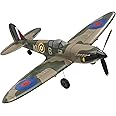 VOLANTEXRC RC Airplane Spitefire PNP Version No Battery No Trainsmitter with 6-Axis Gyro Stabilizer and One-Key Aerobatic Function Easy to Fly for Beginners (761-12 PNP)