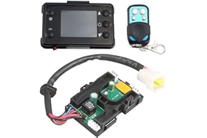 YEARNINGLIFE Scheda di controllo per riscaldamento auto, scheda di controllo per 12 V 5 KW 8 KW riscaldamento, riscaldamento ad aria diesel, con interruttore LCD e telecomando per auto diesel