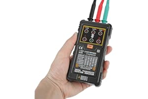 BEWINNER PM5900 Tragbares Handprüfgerät Motor 3 Phase Motordrehzahlanzeige Tester Handheld Drehtisch Drehtest Tester für Installieren, Reparatur, 3-Phasen-System Warten, Motor
