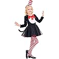 CosExpress World Book Day Costumes for Girls, World Book Day Costumes for Kids, Cat Costumes for Kids, Fancy Dress Up for Kids Story Book Character Costumes World Book Day Outfits Ideas