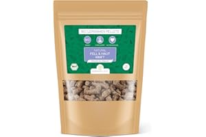 Wolfsbacher Natur - Pellets ecológicos de linaza - Ayuda para el Cambio de Pelo de Perros, Conejos y Caballos - Ricos en Omega-3, Naturales y Puros - 1500 g
