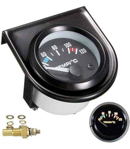 JOM Zusatz Instrument YT Wassertemperatur Anzeige Schwarz 40-120° 52mm Neu OVP