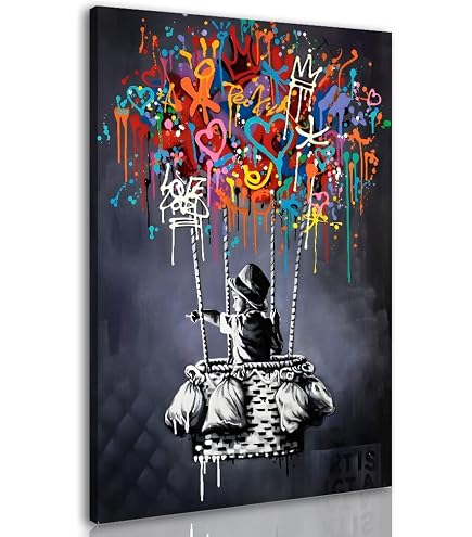 Monkey Laugh Now, But One Day We'll Be in Charge Banksy Poster Photo Print Graffiti Wall Decor Fan Art A4