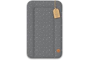 TOTSY BABY Fasciatoio neonato 70 x 50 cm - materassino portatile universale lavabile e impermeabile su cassettiera lavatrice e tavolo cuscino da viaggio tappetino materasso Galassia B