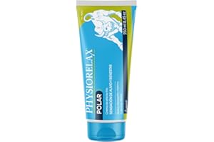 Physiorelax - Polar, Crema Apta para masaje, Efecto Frío, Con sensación Refrescante y Relajante, Contribuye al Descanso tras la Actividad Física Cotidiana, con Árnica e Ingredientes Naturales - 250 ml