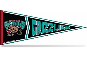 Rico Industries NBA Basketball Memphis Grizzlies Retro 12" x 30" Felt Wall Décor Pennant - Great for Home/Bed Room/Man Cave Décor