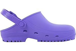 REPOSA Mixte Femme Medical Modèle Max, Sabot de Bloc Caoutchouc Antidérapante SRC Stérilisable en Autoclave, Sangle Réglable et Pliable, Semelle Anatomique, Antistatique et Légère