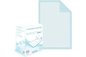 25x ARNOMED assorbente per incontinenza monouso leggero, assorbente 60x90cm, fasciatoio per neonati monouso, assorbente a 5 strati cellulosa, assorbenti per letto monouso, assorbente per incontinenza
