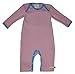 loud + proud Unisex Baby (0-24 months) Long - regular Footies -  Pink - Pink (Fuchsia) - 50/56