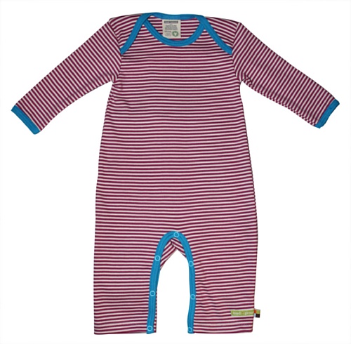 loud + proud Unisex Baby (0-24 months) Long - regular Footies -  Pink - Pink (Fuchsia) - 50/56
