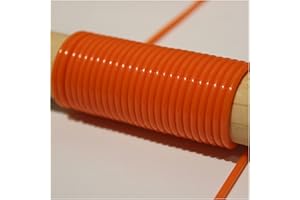 uyeoco 80m * 2.5mm Gradient Plat Rotin Synthétique Osier Rotin en Plastique Osier Matériel De Réparation pour Meubles Chaise De Jardin Table Panier De Rangement Bricolage Et Réparation