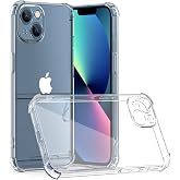 Apple iPhone 13 ile Uyumlu Kapak Kamera Korumalı Antişok Airbag K&ouml;şe Korumalı Silikon Şeffaf Kılıf