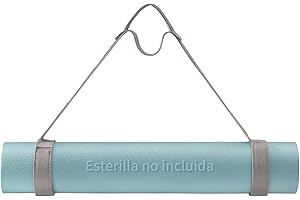 Trilancer Correa Ajustable para Esterilla Yoga Cierre Gancho y Lazo, Transportador Esterilla Yoga, Transportar, Almacenar y Organizar Esterillas Yoga Todos los Tamaños- Esterilla no incluida