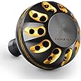 GOMEXUS Power Knob Compatible for Shimano Sedona FI 1000-5000 Sahara 500-5000 Daiwa Saltist Back Bay 3000 4000 17 Exceler 2004-4000 Direct Penn Battle II Drill Fitment Reel Handle Knob 38mm