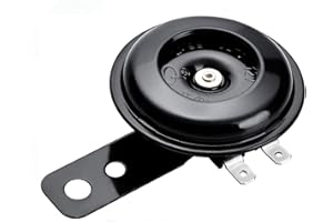 NIYATA Claxon Moto 12 V, segnalatore sonoro 1,5 A 105 dB, segnalatore di clacson 12 V, potente e impermeabile, corno universale per moto, veicolo, auto,camion