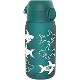 ion8 &Ccedil;ocuk i&ccedil;ecek şişesi, 350 ml, sızdırmaz, tek elle a&ccedil;ılır, bulaşık makinesinde yıkanabilir, BPA i&ccedil;ermez, katlanır kapak, t