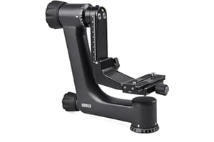 SIRUI PH-30 Heavy Duty Gimbal Tripod Head, Carbon Fiber, Professional Panoramic Head for Cameras, Quick Release Plate, 55.1 lbs/25kg Payload