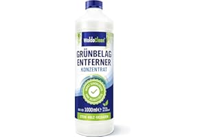 WOLDOCLEAN Rimuovi film verde concentrato 1l per 1.000m² - 29,4% di principio attivo adatto per pietra, calcestruzzo, intonaco, tegole e legno