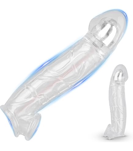 Gaine Phallique Pour Hommes - Extenseur Pénien Portable En TPE Transparent, étanche, Marque Renegade