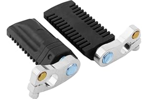 QAZAKY Foot Pegs Rest Footpegs Footrests for 43cc 47cc 49cc Pocket Pit Dirt Bike Mini Moto Quad ATV Kids Minimoto