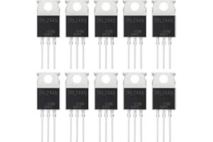 ALLECIN 10 stycken IRLZ44N IRLZ44 IRLZ44NPBF Transistorer MOSFETS till kanal N 47A 55V 47 ampere 55 Volt Power Transistor MOS
