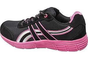 BARGAINGALORE Womens Ladies Safety Boots Trainers Work Steel Toe Cap Hiking Shoes Ankle UK 3-9