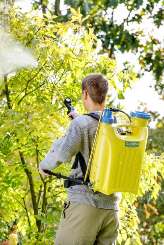Gloria Rückenspritze Kolbenrückensprühgerät Hobby 1200 mit 12L Tank und Komfort, gelb - 10