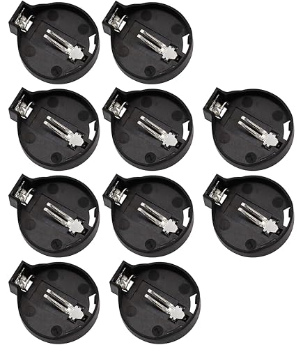 2Stück schwarz 2Pin rund Knopf Batterie Halter Sockel Buchse für CR2430/LIR2430 2Stück schwarz 2Pin rund Knopf Batterie Halter Sockel Buchse für CR2430/LIR2430