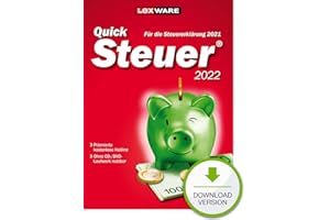 QuickSteuer 2022 (für Steuerjahr 2021)| PC Aktivierungscode per Email |Private und gewerbliche Steuererklärung