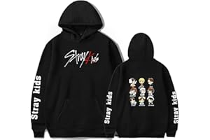 Flyself Damska bluza z kapturem Kpop Stray Kids Hip hop Streetwear Bang Chan Changbin Hyunjin Felix Seungmin Jeongin Jisung Minho Woojin bluza z kapturem