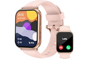 ASIAMENG Smartwatch Bluetooth per Android iOS Podometro Sport Cardiofrequenzimetro Tracker attività Intelligente Impermeabile IP68 Mestruale Musica Controllo