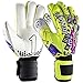 Produktbild Rinat Erwachsene Asimetrik Etnik Spine Semi Fußball Torwarthandschuhe, Gelb/Purpur Neon, 9