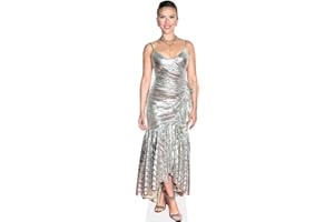 CELEBRITY CUTOUTS Scarlett Johansson (Silver Dress) Mini Size Cutout