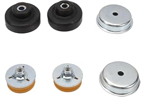 Federbeinstützlager für E91 E87 33506771737, Konuooer Stoßdämpfer Hinten Siegel 33506767010 Domlager Reparatursatz Federung Top Halterung Links Rechts für 1er 3er X1 E81 E82 E84 E88 E90 E92 E93