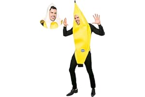 Spooktacular Creations Unisex Bananen Kostüm Erwachsene Attraktiv Deluxe Set für Halloween Karnevalskostüme Dress Up Party Verkleidung und Rollenspiel Cosplay
