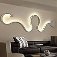 Applique LED Da Parete 28W Design Serpente - Regolazione Luce 3000K-6500K, Moderna Per Interni